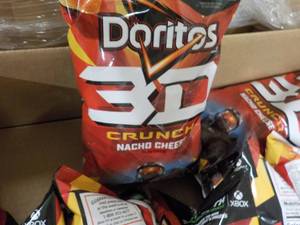 8 Doritos 3D Crunch Nacho Cheese Sn...