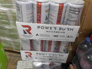 2 x 12 packs Rowdy Power Burn Water...