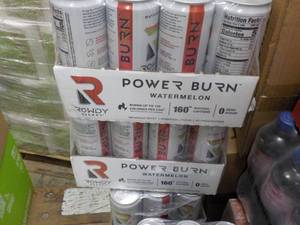 2 x 12 packs Rowdy Power Burn Water...