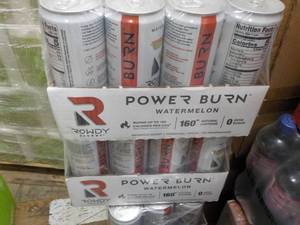 2 x 12 packs Rowdy Power Burn Water...