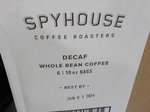 SpyHouse 6 x 10 oz bags Whole Bean ...
