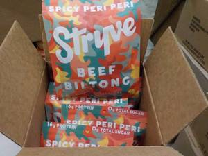 12 x 2.25 oz pkgs Stryve Beef Bilto...