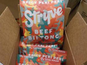 12 x 2.25 oz pkgs Stryve Beef Bilto...