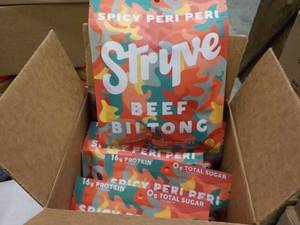 12 x 2.25 oz pkgs Stryve Beef Bilto...