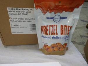 10 x 7 oz bags Pretzel Bites Peanut...