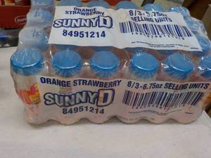 24 x 6.75 oz Sunny D Orange Strawbe...