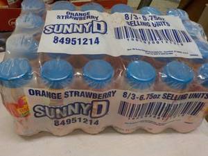 24 x 6.75 oz Sunny D Orange Strawbe...