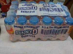 24 x 6.75 oz Sunny D Orange Strawbe...
