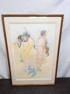 lot 9 image: Framed Little Wheels Spin, Big Wheels Turn Artwork By Douglas Bennion