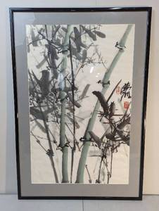 lot 101 image: Framed Watercolor Art