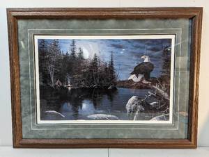 lot 109 image: Framed Jim Hansel Print