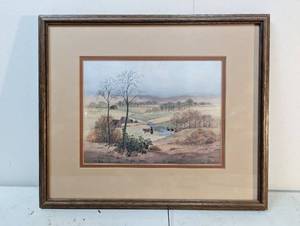 lot 129 image: Framed M.A. Pascual Art