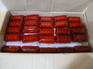 lot 84 image: Case of Lumen X Red LED Marker Lights
