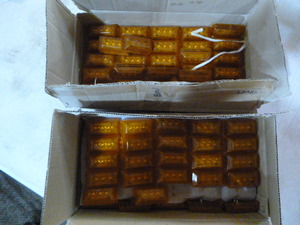 lot 85 image: Case of Lumen X Amber LED Marker Lights