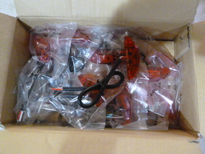 lot 87 image: Case of PM LED Red Marker Lights