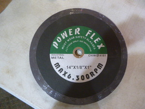lot 118 image: 5 Power Flex Cut-Off Wheels