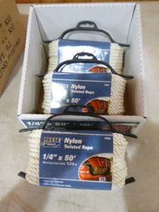 lot 131 image: 3 Spools of Reese Nylon Twisted Rope