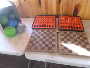 lot 242 image: 2 Chess Board Games