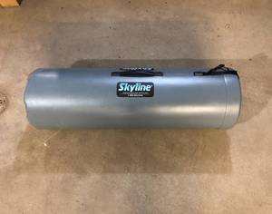 lot 8 image: Skyline Exhibit Display Event Trade Show and Cylinder Tube Shipping Container - Great Condition