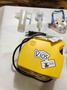 lot 27 image: &nbspNEB Doctors Vios Pediatric Aerosol Delivery System with Carry Bag - Good Working Condition