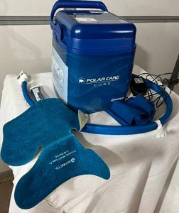 lot 61 image: MSRP $400 Breg Polar Care Cube Cold Therapy System w Pad & Power Cord - GREAT WORKING CONDITION