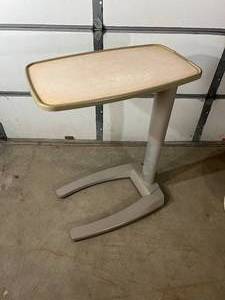 lot 62 image: Overbed Table - Works - Has Surface Scratches On Top