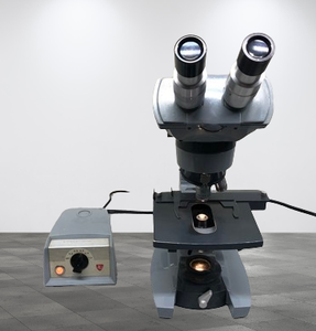 lot 11 image: American Optical Spencer Professional Binocular Microscope Includes 3 Objectives Plus AO 1051 Transformer - Great Working Condition Selling Online Reconditioned For $1600
