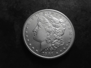 1881 S Morgan Silver Dollar