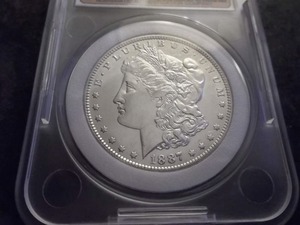 1887 O Morgan Silver Dollar