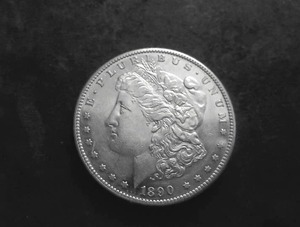 1890 S Morgan Silver Dollar