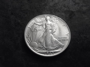 1943 Walking Liberty Silver Half Dollar
