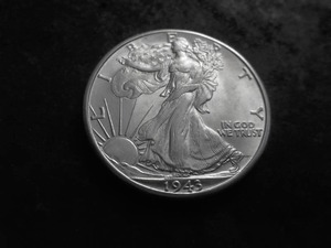 1943 D Walking Liberty Silver Half Dollar