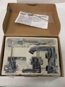 lot 8 image: Brand New MOEN T6708BL Genta LX 8 in. Widespread Double Handle Bathroom Faucet in Matte Black ($191 Retail Value)