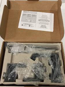 lot 9 image: Brand New MOEN T6708BL Genta LX 8 in. Widespread Double Handle Bathroom Faucet in Matte Black ($191 Retail Value)