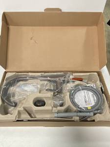 lot 17 image: Brand New MOEN Sleek 7864ORB Single Handle Pull Down Sprayer Kitchen Faucet with Reflex and Power Clean in Oil-Rubbed Bronze ($326 Retail Value)