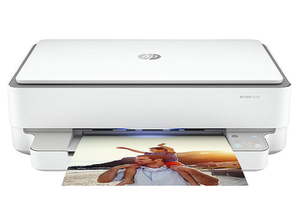 lot 5 image: New HP ENVY 6055e Wi-Fi All-in-One Inkjet Printer in White