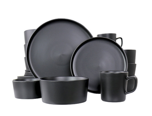 lot 242 image: New Elama Luxmatte 20-Pc. Stoneware Dinnerware Set - Service for 4