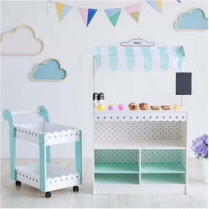 lot 249 image: New Teamson Kids My Dream Bakery Shop Treat Stand and Dessert Cart