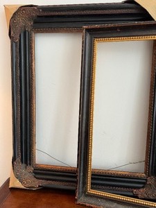 lot 83 image: Two Large Decorative Picture Frames