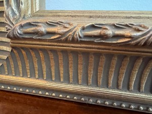 lot 74 image: Large Decorative Gilded Picture Frame