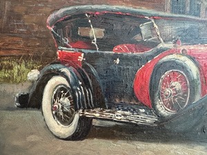 lot 69 image: Framed Oil on Canvas Painting