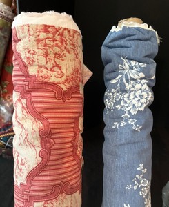 lot 160 image: Six Fabulous Fabric Rolls