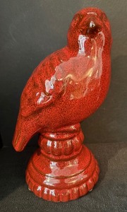 lot 165 image: Two Red Cardinal Figurines