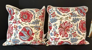 lot 188 image: Three Pottery Barn Accent Pillows
