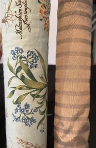 lot 220 image: Six Remarkable Rolls of Fabric