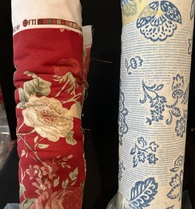 lot 234 image: Six Rolls of Fabric