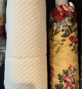 lot 247 image: Six Rolls of Beautiful Fabric