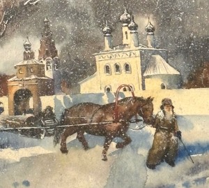 lot 315 image: Scenic Winter Framed Print