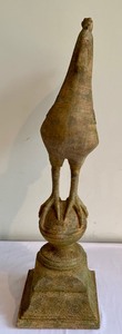 lot 272 image: Decorative Plaster Rooster Decorative Figurine