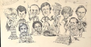 lot 88 image: Vintage Cartoon Print from the Dayton Hudson Department Store Company